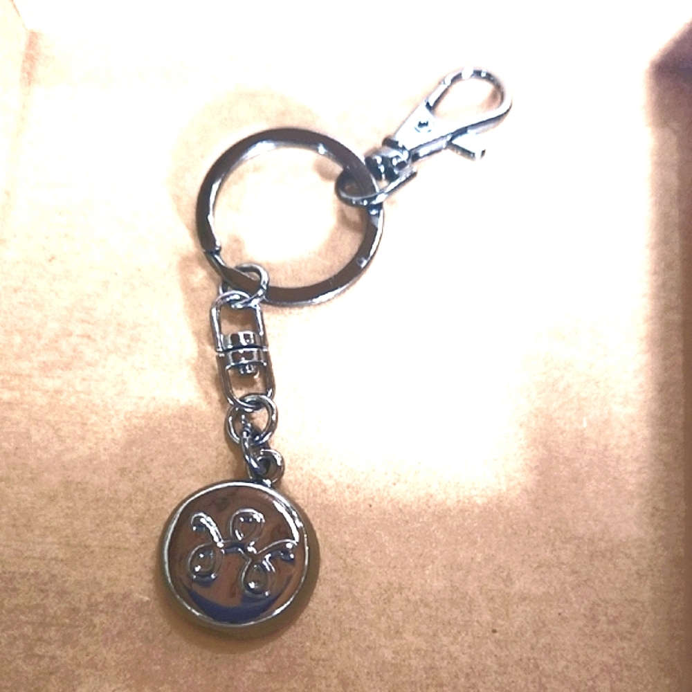 InvisawearCharm Keychain in Silver